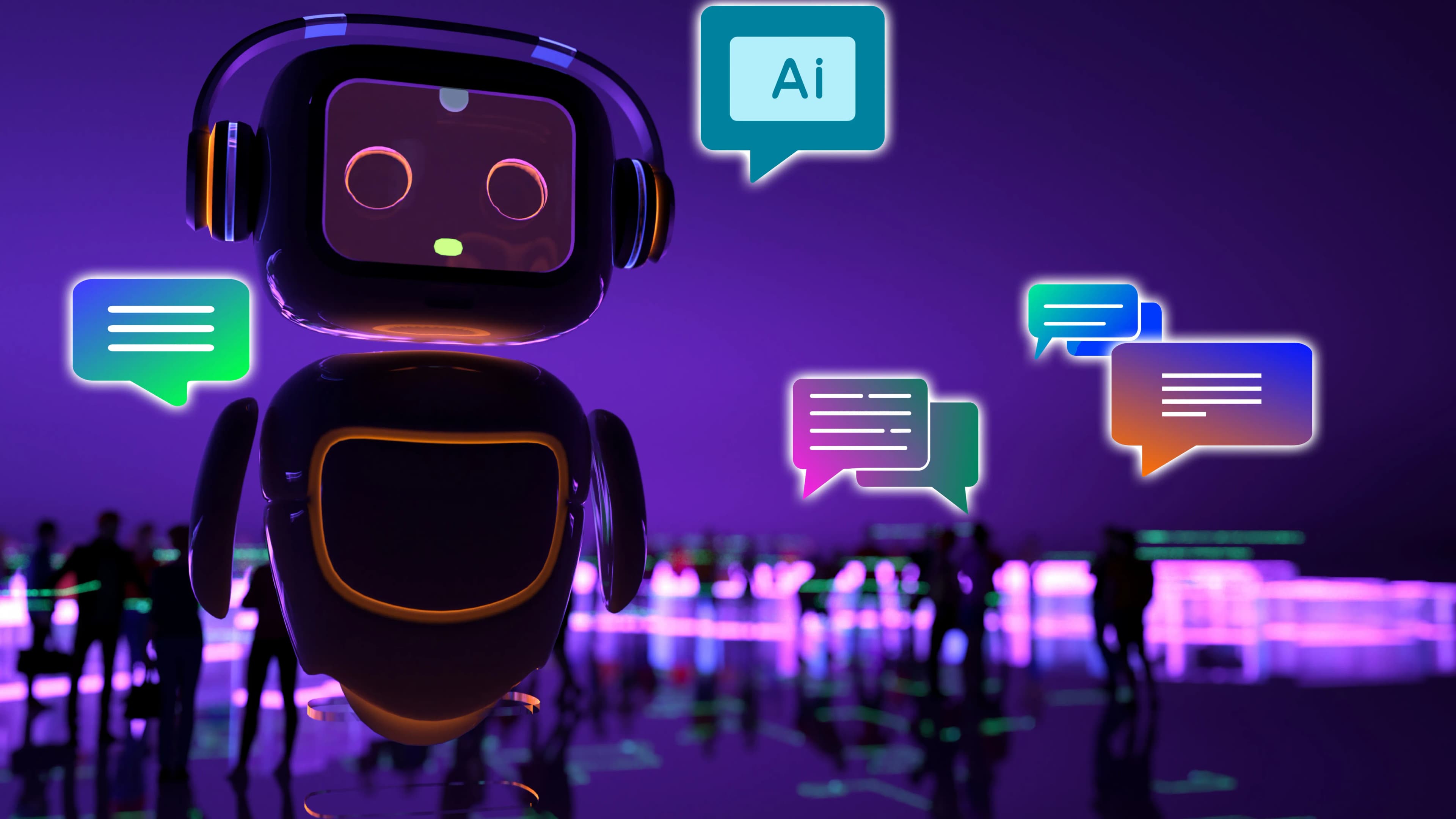 AI Chatbot conversatie interface